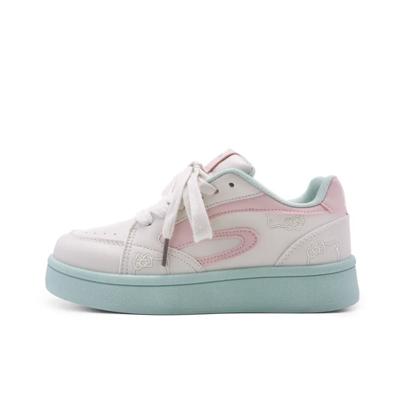 Lovely You Lightweight Slip Resistant Breathable Low Top Skateboard Shoes Women's-0