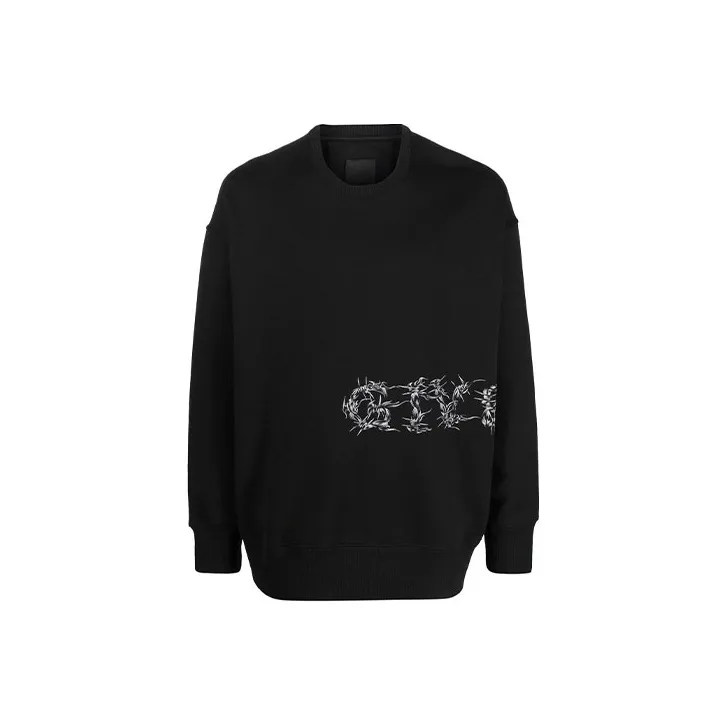 Givenchy C&S Back Loop Heavy Felpa Classic Fit Sweatshirt-0
