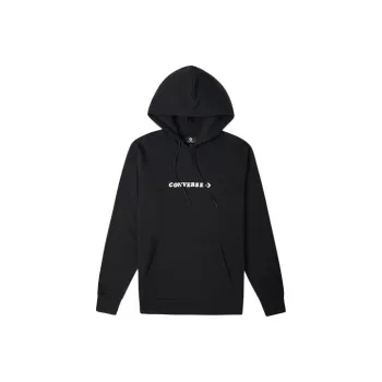 Converse Digital Print Graphic Sweatshirt Unisex Black