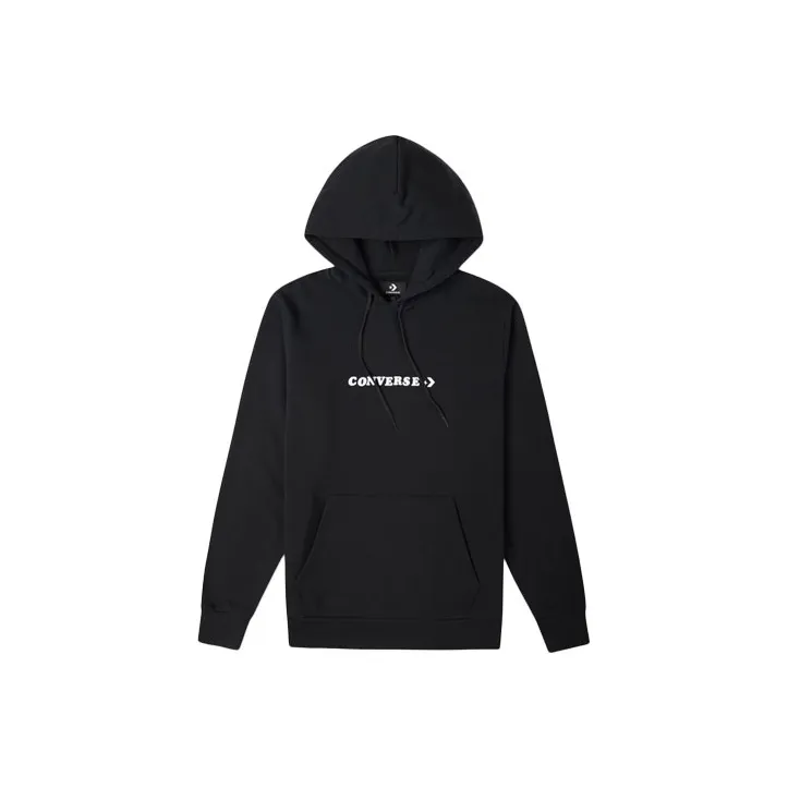 Converse Digital Print Graphic Sweatshirt Unisex Black-0