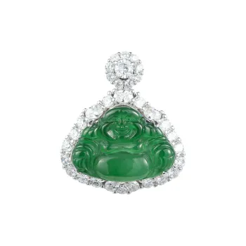 PEARL QUEEN Glutinous Jade Jadeite Necklaces Unisex