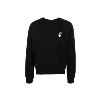 OFF WHITE Caravaggio Back Print Crewneck Sweatshirt