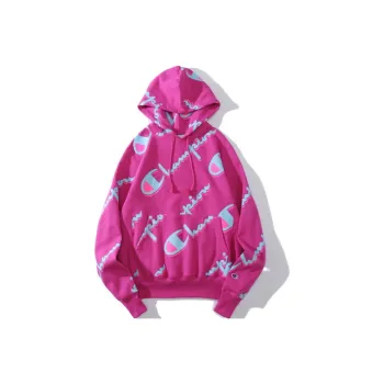 Champion Nba Hooded Regular Sweatshirt US Version Unisex Magenta