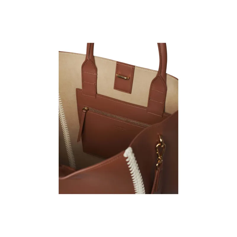 NANUSHKA The Compass Crochet detail Tote Bag-3