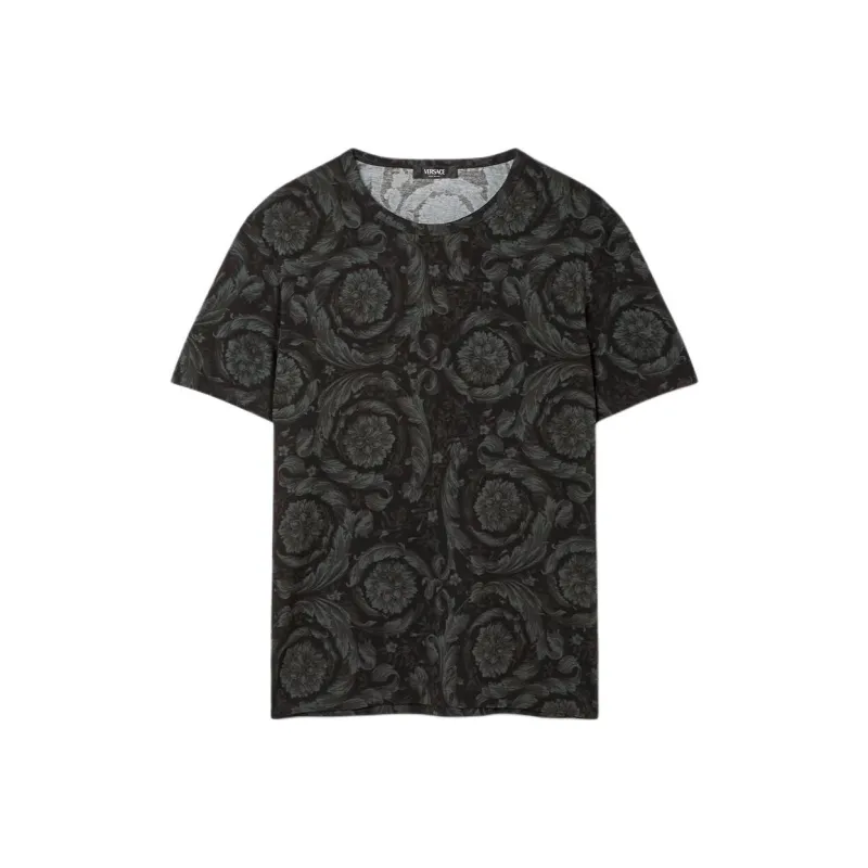 VERSACE COLLECTION Barocco Printed Crewneck T Shirt-0