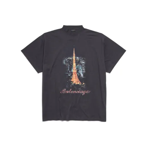 Balenciaga SS24 T Shirt Loose Fit Style Men's Black