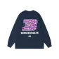 Navy Blue Purple Leopard Print