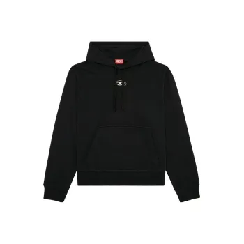 DIESEL S Macs Hood Od Logo Plaque Hoodie