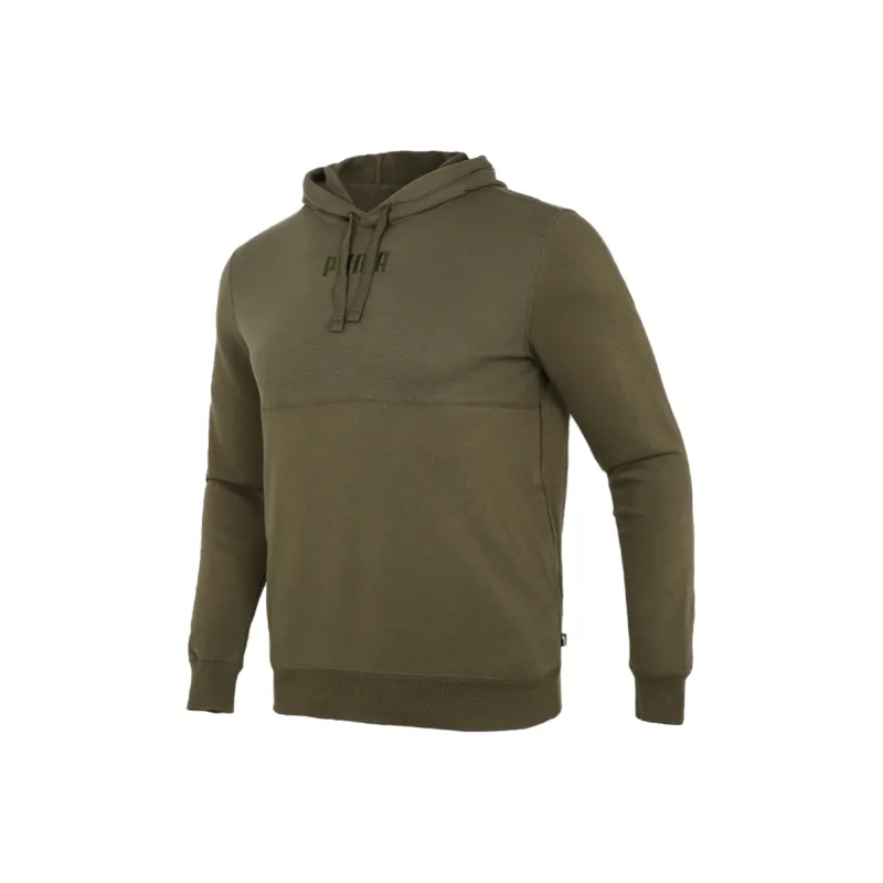 PUMA Sweatshirts Men Army Green-0