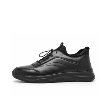 Shu Family Anti Slip Wear Resistant Low Top Casual Shoes Men's Black