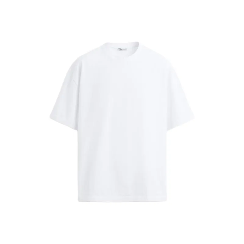 ZARA T Shirts Men White-0