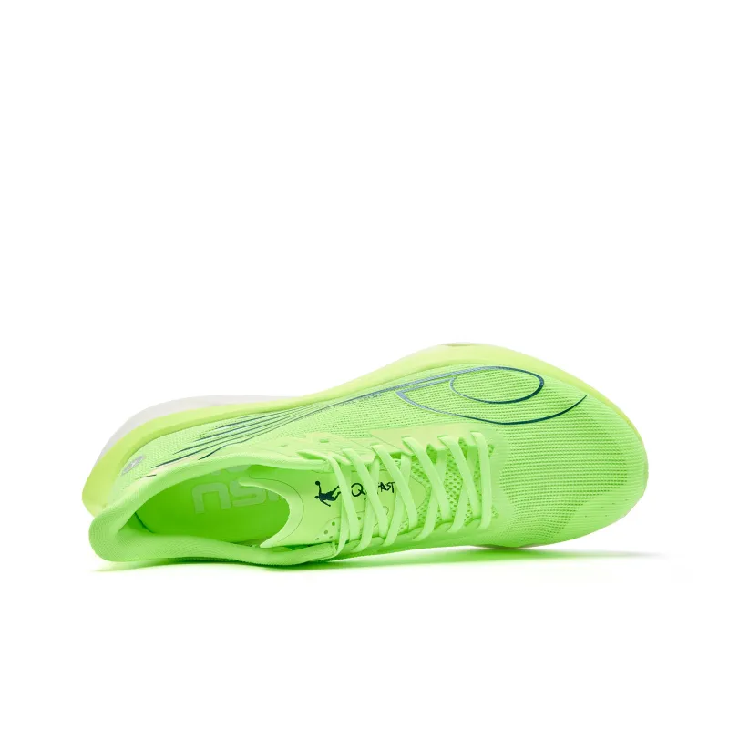 QIAODAN Swift 3PRO Running Shoes Men Low Top Flying Shadow Green Jordan White-3