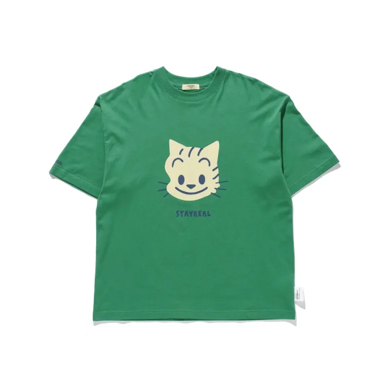 STAYREAL Crew Neck Short Sleeved T Shirts Unisex-0