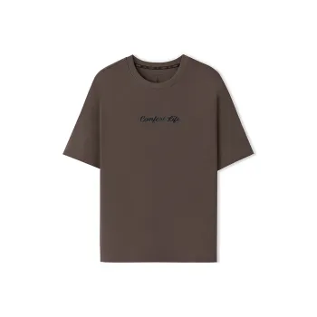 Skechers T Shirt Unisex Deep Caramel Brown