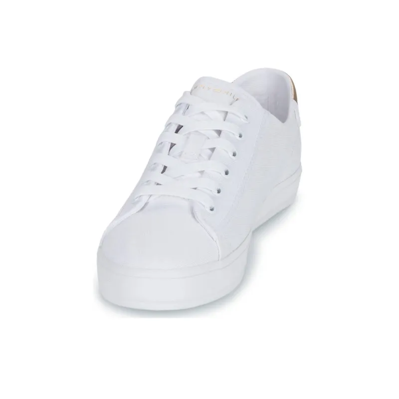 Tommy Hilfiger Trainers Low Top Skateboard Shoes Women's White-3