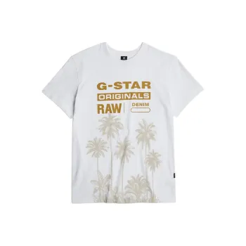 G STAR RAW T Shirts Men White