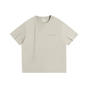 Atry Flower Body LOGO Series T Shirt Unisex Gray Green