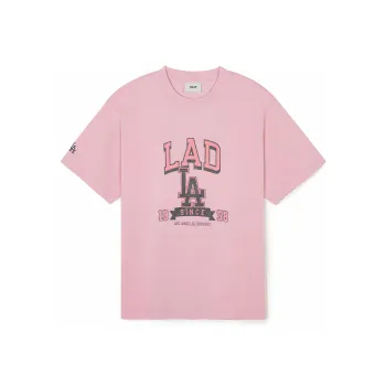 MLB Los Angeles Dodgers T Shirts Unisex Pink