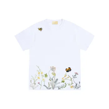 DABAISHA T Shirts Men White