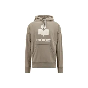 ISABEL MARANT Miley Logo Printed Drawstring Hoodie