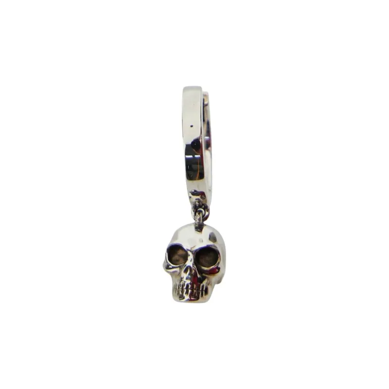 Alexander McQueen Brass Earrings Unisex Silver-1