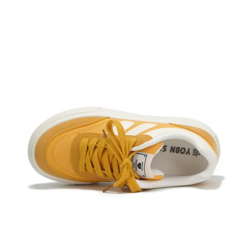 Yobn Anti Slip And Wear Resistant Breathable Low Top Skateboard Shoes Women's-3