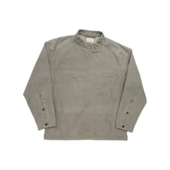 Lemaire Washed Denim Zipped Top