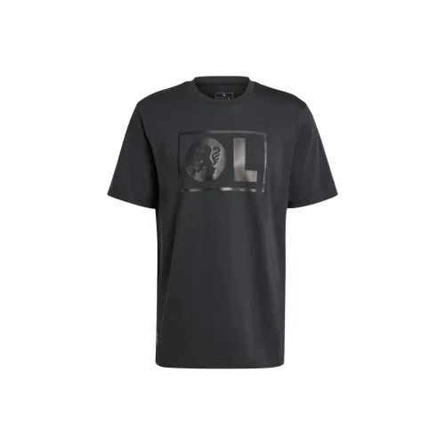 Adidas Olympique Lyonnais T-Shirt Men's Black