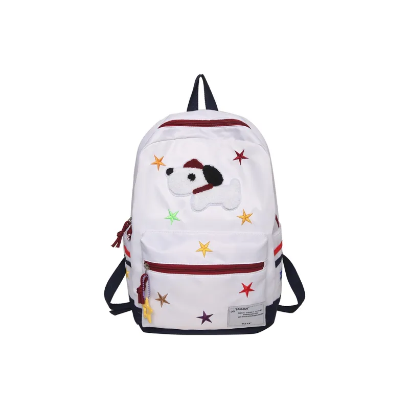 Yalu Nylon Backpack Regular Women's White-0