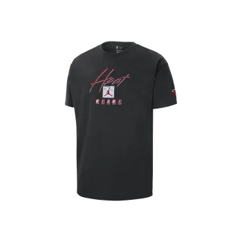 Jordan T-Shirt Miami Heat Team Men's Black