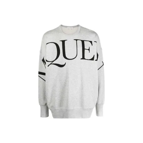 Alexander McQueen Sweatshirts Men Gray