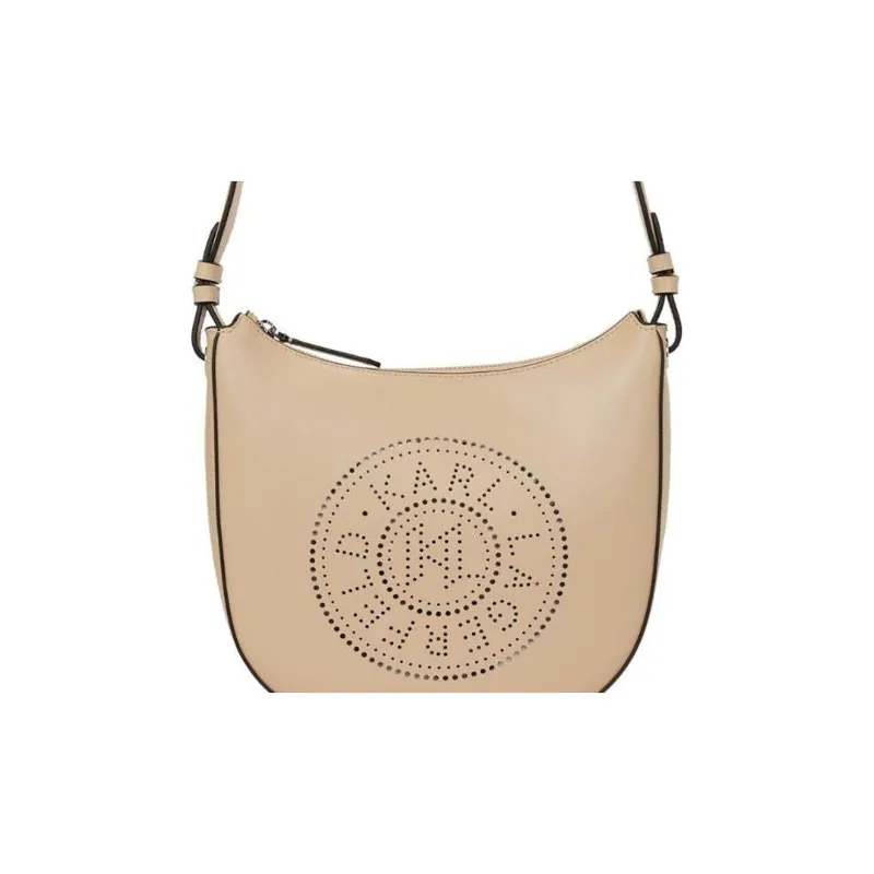 KARL LAGERFELD / Karl Lagerfeld Jeans K/Circle Moon Perforated logo Shoulder Bag-3