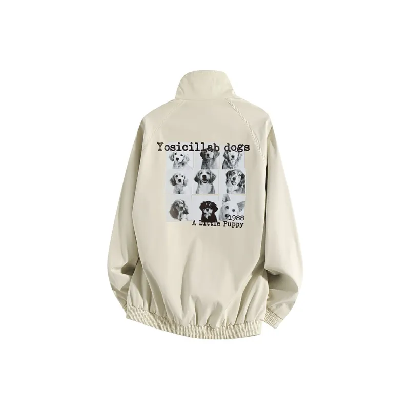 YOSICIL Jackets Coats Unisex Army Green-25