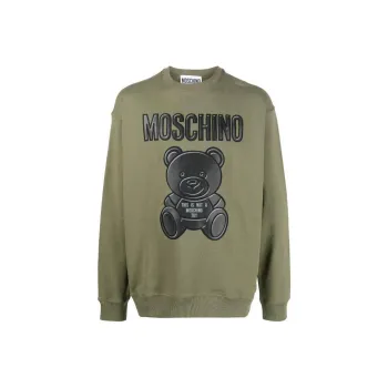 MOSCHINO Sweatshirts Men Green