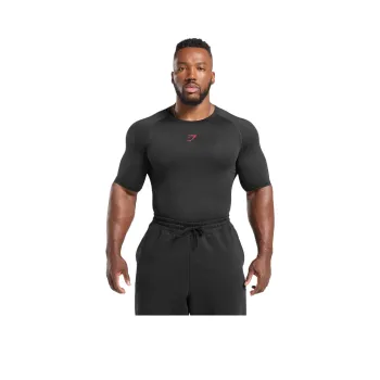 GYMSHARK T Shirts Men Black