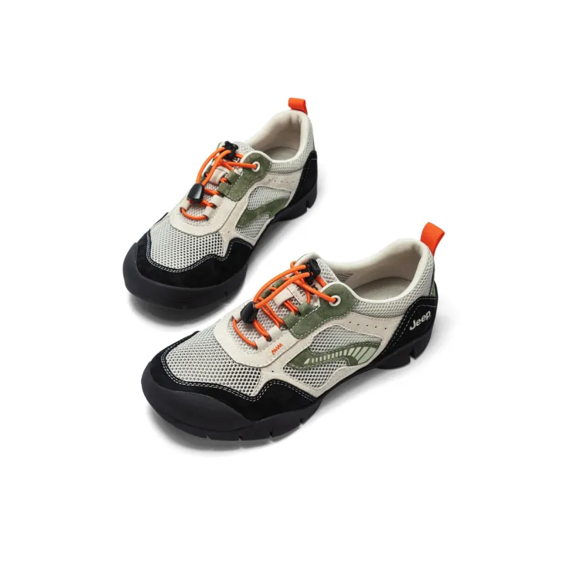 Jeep Slip Resistant Breathable Lightweight Low Top German Army Trainers-4
