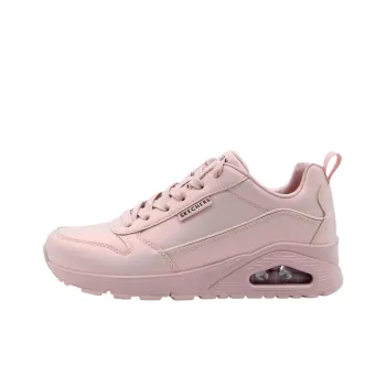 Skechers Uno Anti Slip Wear Resistant Low Top Casual Shoes Women's Pink