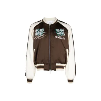 RHUDE Souvenir Embroidered Bomber Jacket