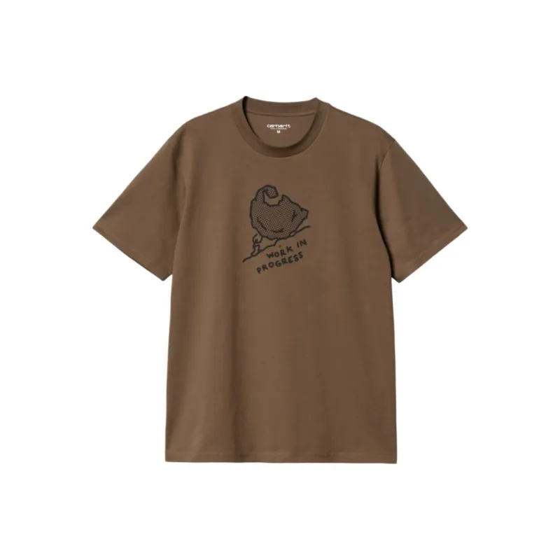 Carhartt WIP SS24 Move On Up T Shirt T Shirt Unisex Chocolate-0