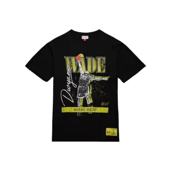 Mitchell & Ness x NBA Miami Heat T Shirt Men's Black