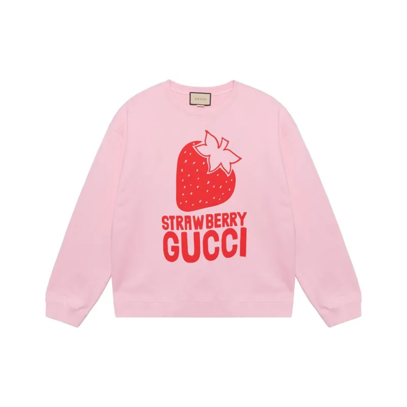 GUCCI Sweatshirts Men Pink-0
