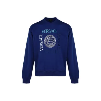 VERSACE Sweatshirts Men Blue