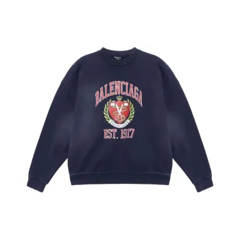 Balenciaga Sweatshirt Men's Blue