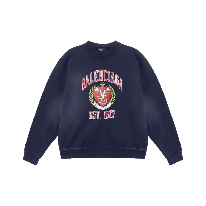 Balenciaga Sweatshirt Men's Blue-0