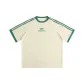 Apricot & Green Stripes