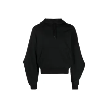 Mugler Balloon Sleeves Drawstring Hoodie