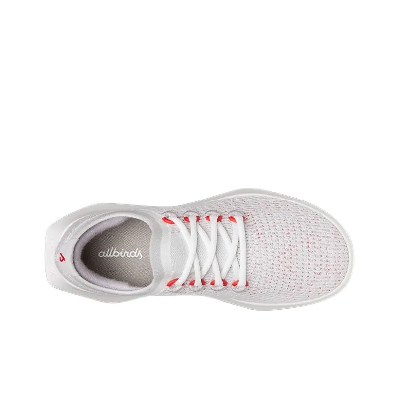 Allbirds Tree Dasher Low Top Running Shoes Women's White Gray-2