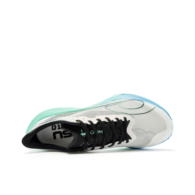 QIAODAN Swift 3PRO Running Shoes Men Low Top Jordan White Smart Green-3