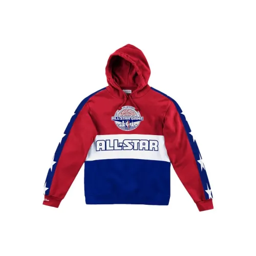 Mitchell Ness Sweatshirts Unisex Red