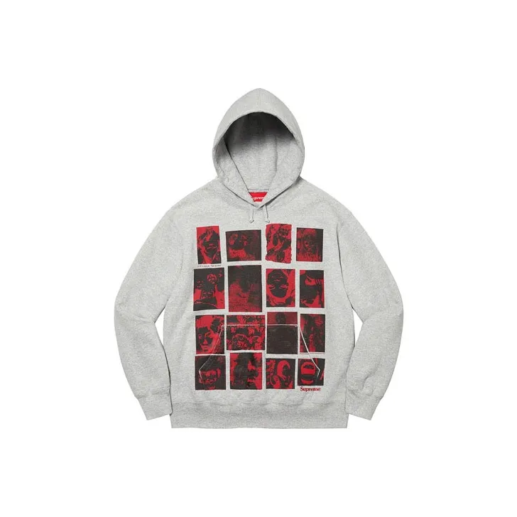 Supreme Collage Grid Hooded Sweatshirt-8